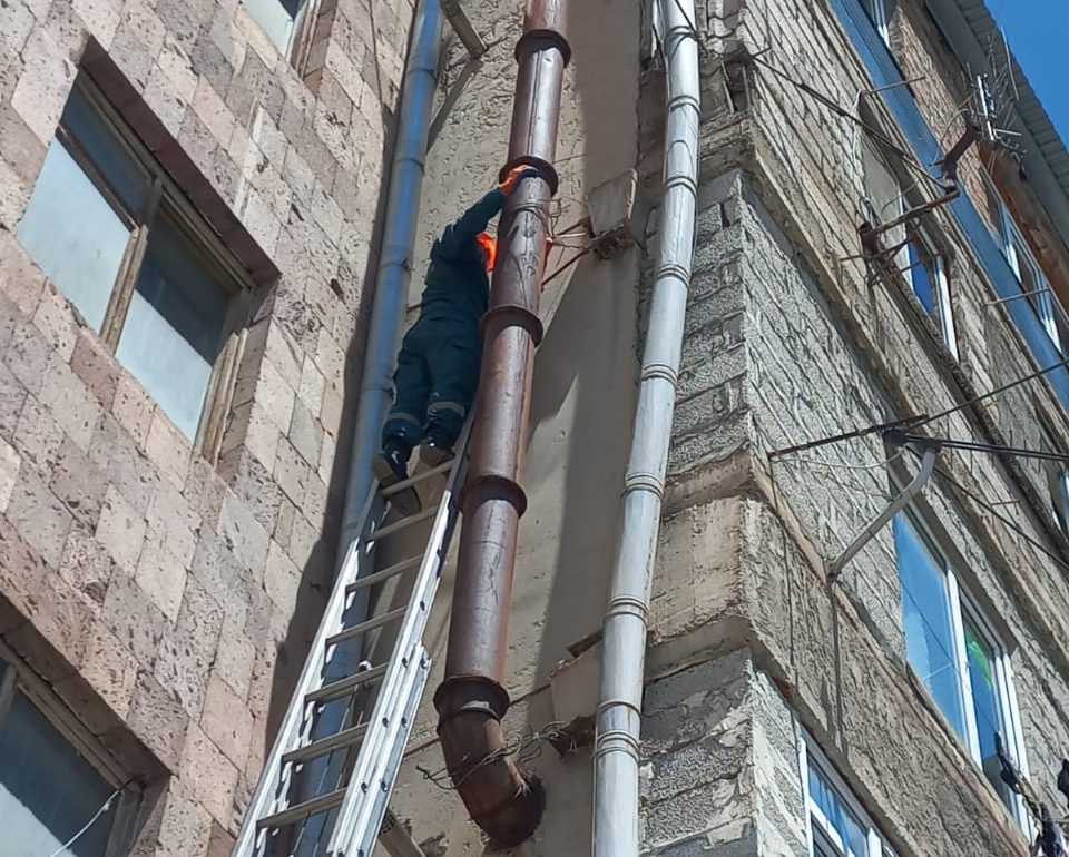 Փրկարարներն իրականացրել են ամրացման աշխատանքներ