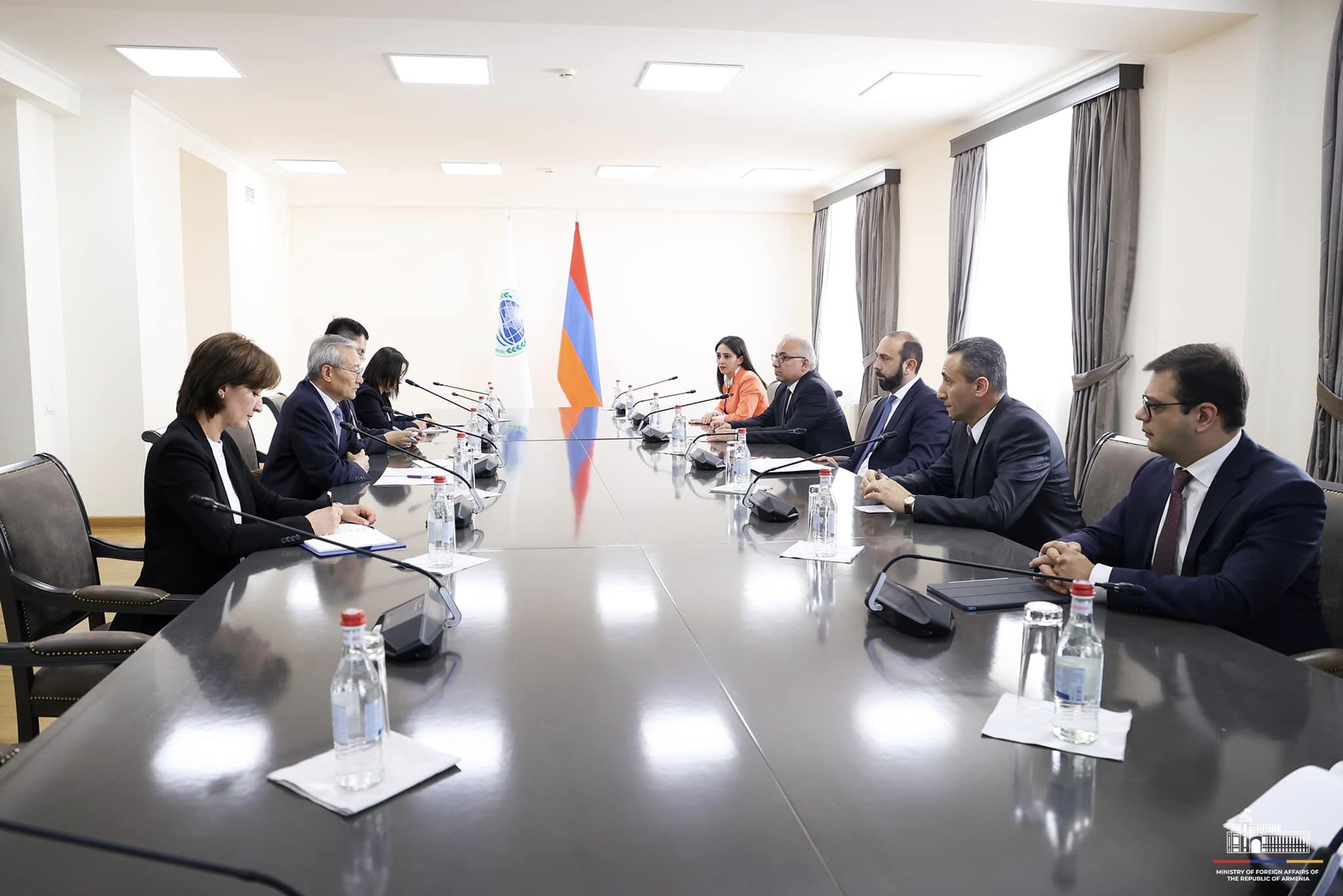ՀՀ ԱԳ նախարարը և ՇՀԿ գլխավոր քարտուղարը մտքեր են փոխանակել տնտեսական ու տրանսպորտային կապուղիների, լոգիստիկ ցանցի զարգացման հարցերի շուրջ