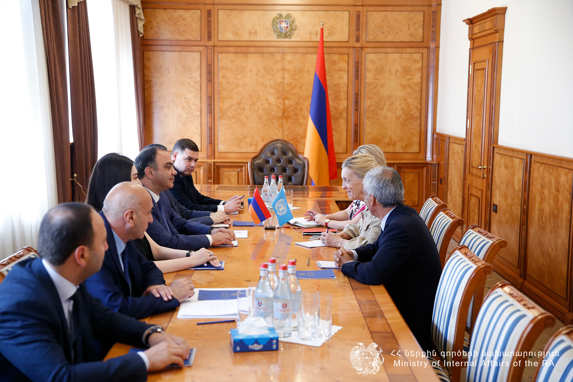 ՆԳ նախարարը շնորհակալություն է հայտնել ՄԱԿ-ին արագ արձագանքման համար, ինչը կօգնի ճշգրիտ գնահատել հեղեղումների հետևանքները