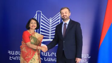 Գևորգ Պապոյանը և Հնդկաստանի դեսպանն անդրադարձել են «Խաղաղության խաչմերուկ» նախագծին