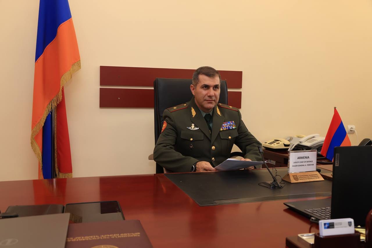 ՀՀ ԶՈՒ գլխավոր շտաբի պետի տեղակալ Արթուր Երոյանը տեսակապով մասնակցել է ՆԱՏՕ-ի ռազմական կոմիտեի նիստին