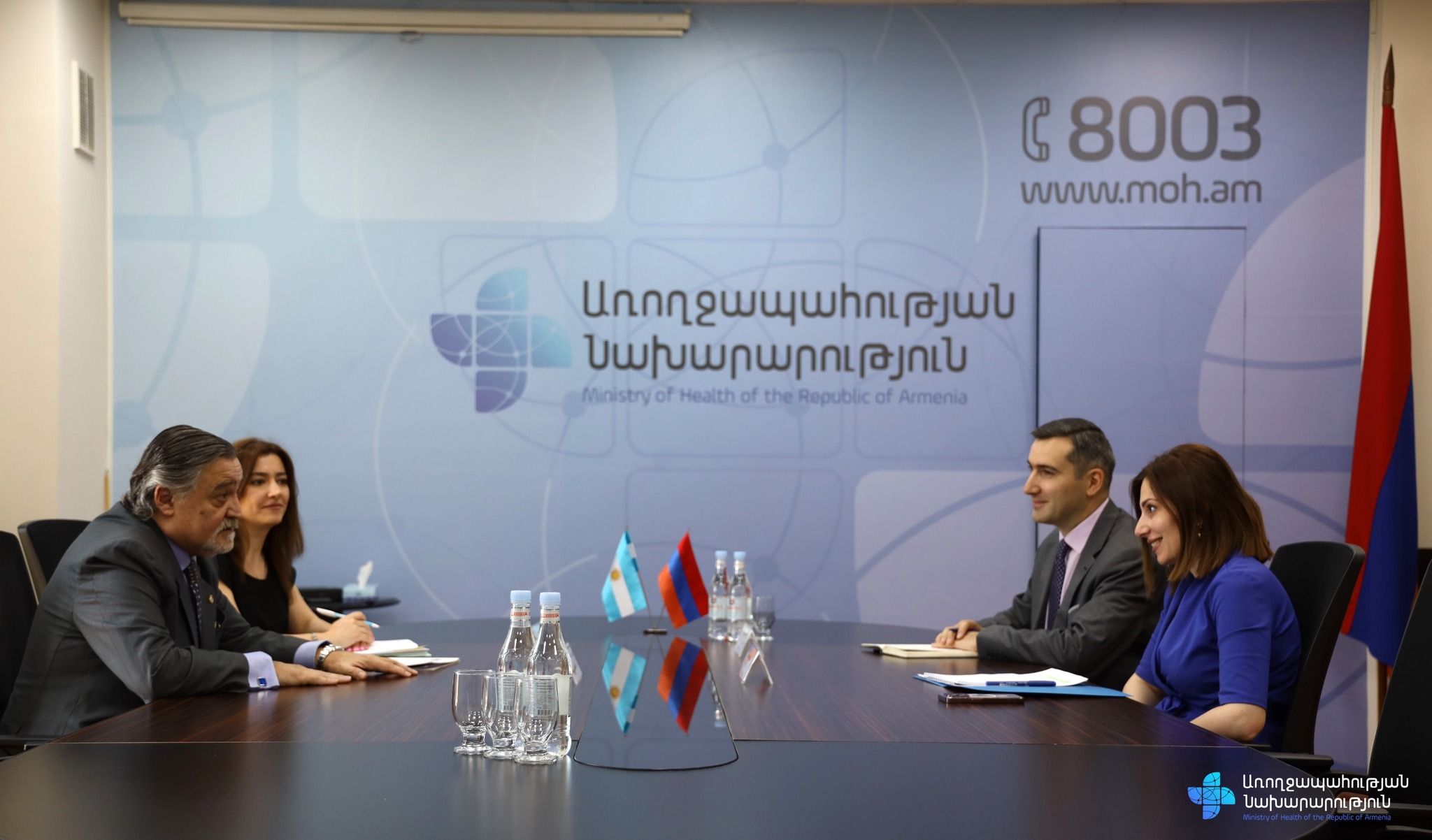 ՀՀ-Արգենտինա բարիդրացիական հարաբերությունները նպաստում են առողջապահական ոլորտում կապերի աշխուժացմանը․ ԱՆ