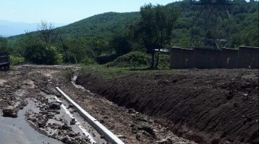 Շուռնուխի նորակառույց ճանապարհը փակվել է ուժեղ հեղեղումների պատճառով