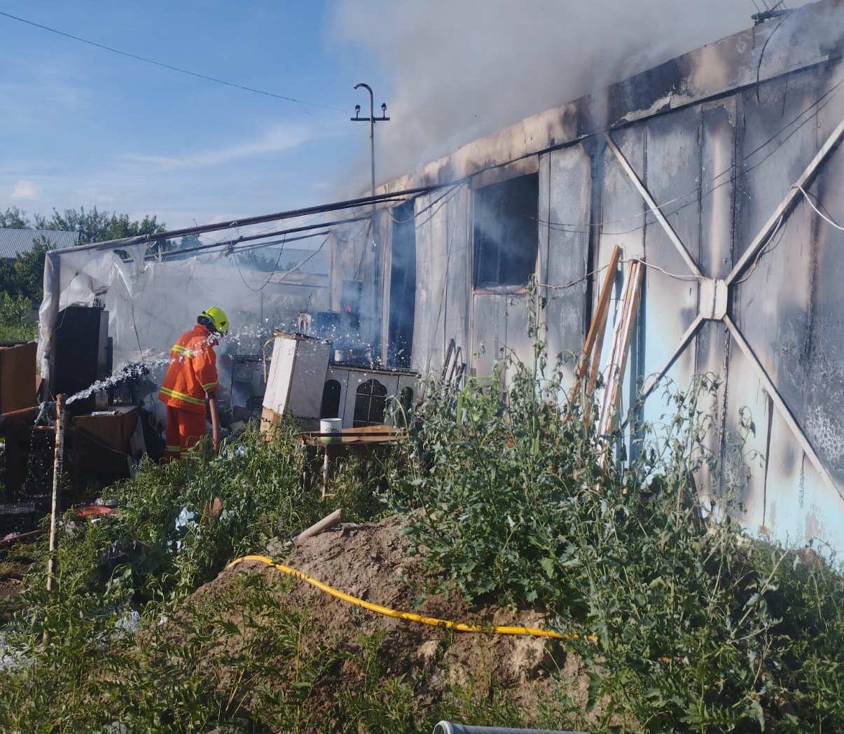 Հրդեհ Նիզամի գյուղում