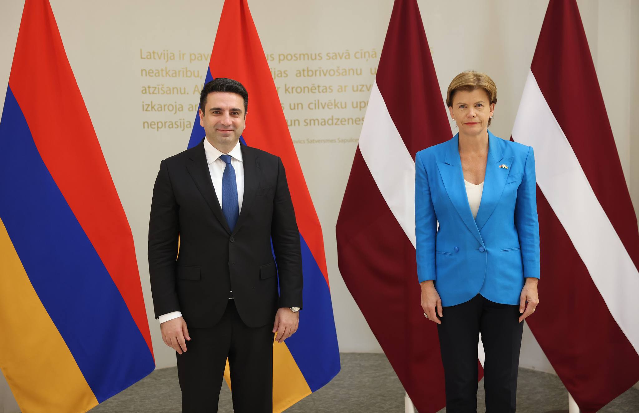 ՀՀ առաջնահերթություններից է ԵՄ-ի հետ վիզաների ազատականացման երկխոսության մեկնարկը. Ալեն Սիմոնյանը՝ Լատվիայի ԱԳ նախարարին