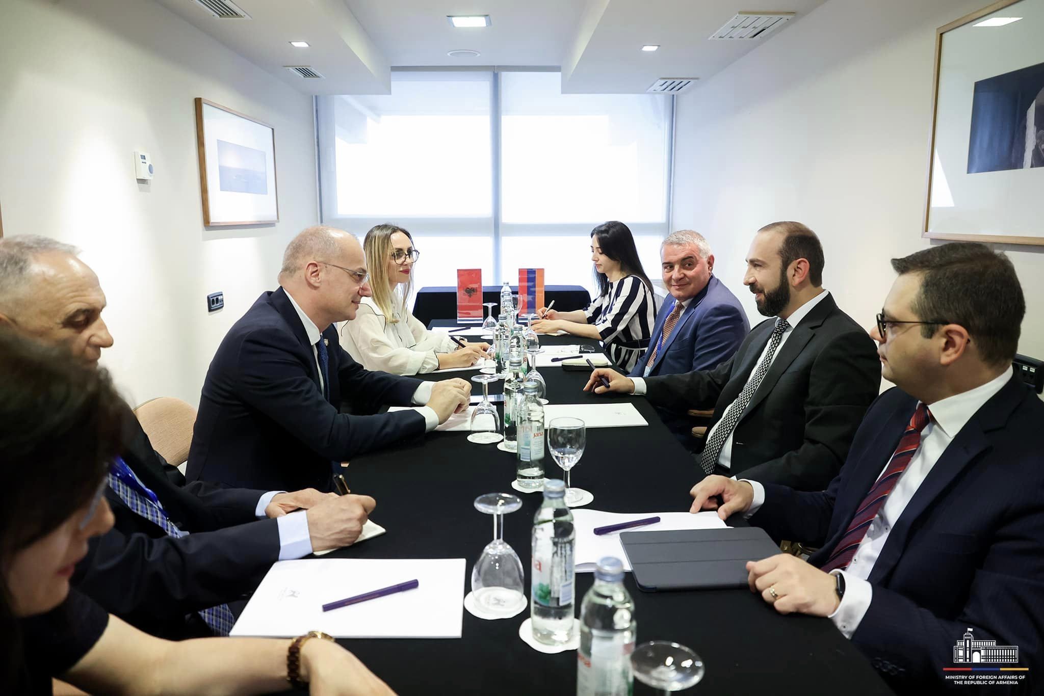 Միրզոյանը Ալբանիայի գործընկերոջը ներկայացրել է Հայաստանի և Ադրբեջանի միջև հարաբերությունների կարգավորման գործընթացում վերջին զարգացումները