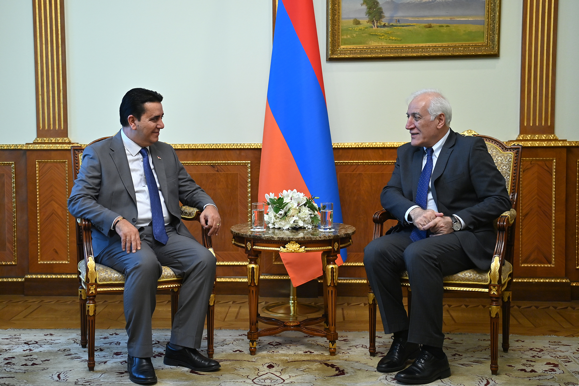 Նախագահն ընդունել է Հայաստանում Իրաքի գործերի ժամանակավոր հավատարմատարին