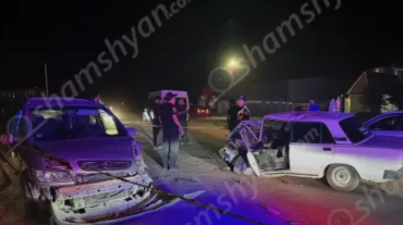 Խոշոր ավտովթար՝ Արարատի մարզում․ կա 3 տուժած