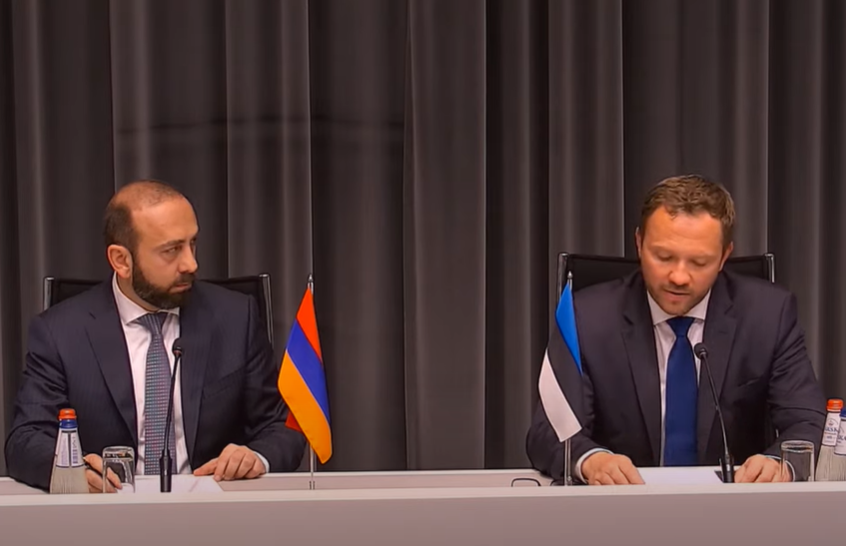 Արարատ Միրզոյանի և Էստոնիայի ԱԳ նախարար Մարգուս Ցահքնայի համատեղ մամուլի ասուլիսը