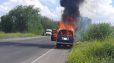 Էջմիածին-Մարգարա ավտոճանապարհին այրվել է ավտոմեքենա