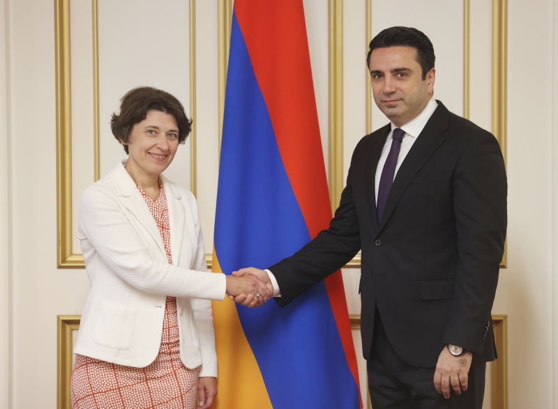Ալեն Սիմոնյանը հրաժեշտի հանդիպում է ունեցել ՀՀ-ում Էստոնիայի արտակարգ և լիազոր դեսպան Ռինա Կալյուրանդի հետ