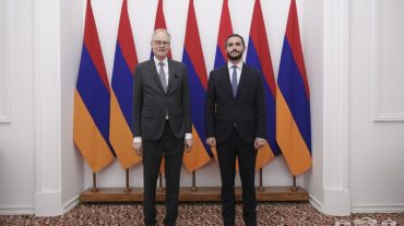 Ռուբեն Ռուբինյանը և Միխայել Զիբերթը մտքեր են փոխանակել Հայաստան-Թուրքիա հարաբերությունների կարգավորման գործընթացի վերաբերյալ