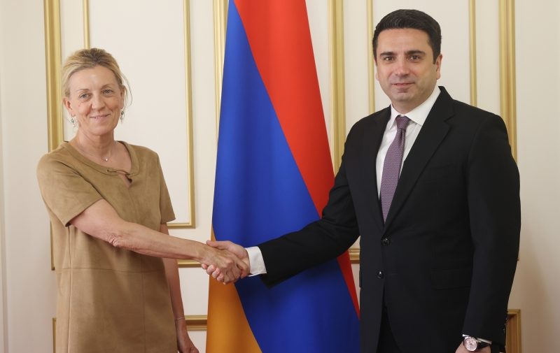 Ալեն Սիմոնյանն ընդունել է Հայաստանում ՄԱԿ-ի նորանշանակ մշտական համակարգող Ֆղանսուազ Ժակոբին