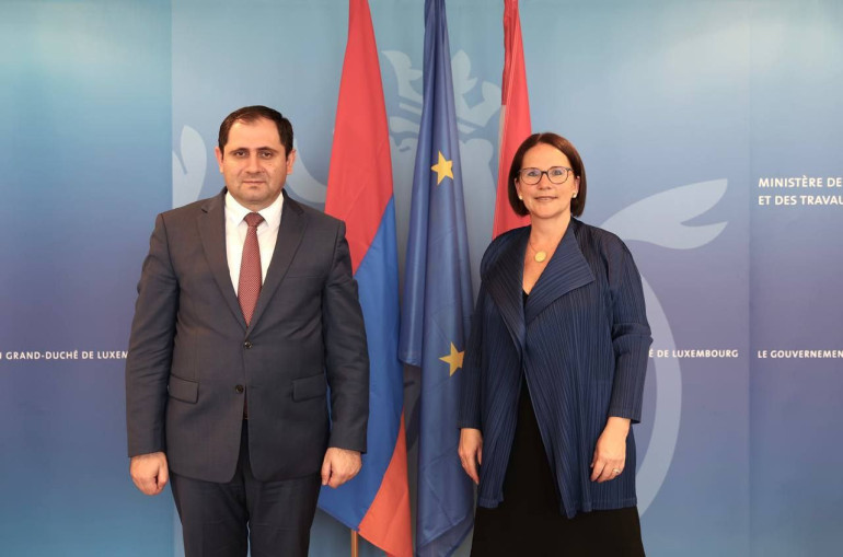 Պապիկյանը Լյուքսեմբուրգի պաշտպանության նախարարի հետ քննարկել է ՆԱՏՕ-ի և ԵՄ շրջանակում փոխգործակցությանը վերաբերող հարցեր