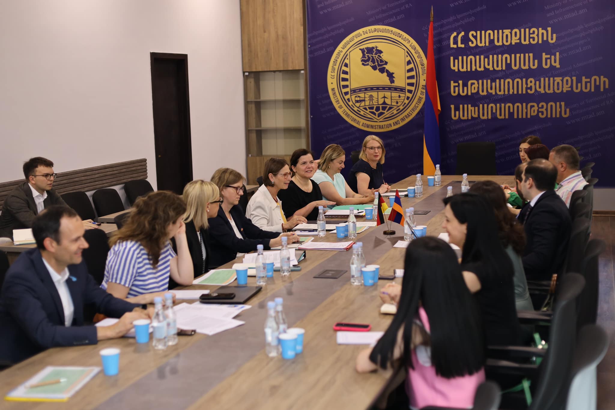 Գերմանական պատվիրակությունը հյուրընկալվել է ՏԿԵ նախարարությունում