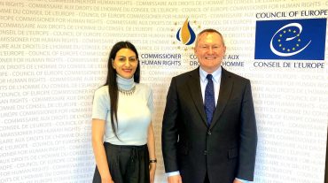 Անահիտ Մանասյանը հանդիպել է Եվրոպայի խորհրդի մարդու իրավունքների նորընտիր հանձնակատար Մայքլ Օ՛Ֆլահերթիի հետ