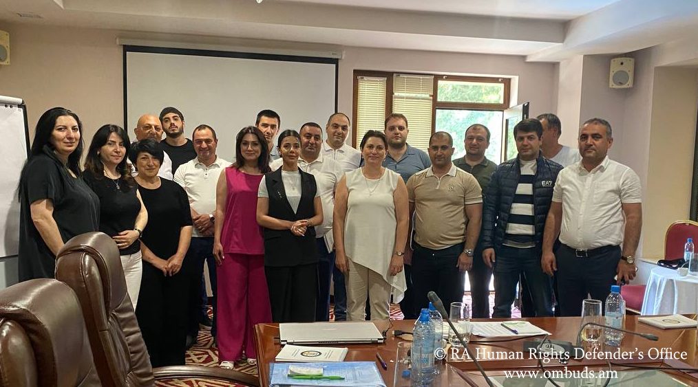 Երկօրյա վերապատրաստման դասընթաց պետական գերատեսչությունների ներկայացուցիչների համար՝ նվիրված Խոշտանգումների զոհերի աջակցության օրվան