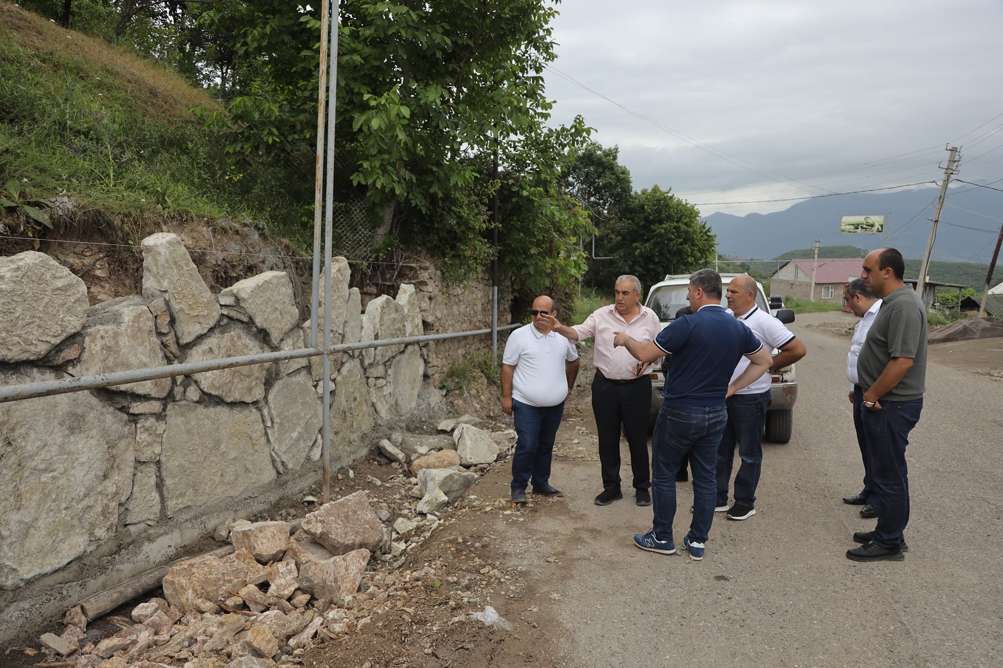 Գնել Սանոսյանը ծանոթացել է Ենոքավան-Կարմիրգյուղ ավտոճանապարհի հիմնանորոգման աշխատանքներին