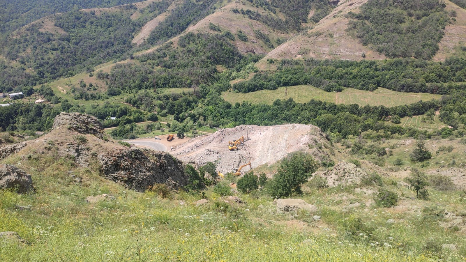 Հյուսիս-հարավի Տրանշ-4-ի Քաջարան-Ագարակ 32կմ ճանապարհահատվածի շինարարությունն ընթացքի մեջ է