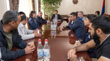 Գեղարքունիքի մարզպետը շնորհակալագրեր է հանձնել մարզից Եվրոպայի և աշխարհի առաջնություններում հաղթող ճանաչված մարզիկներին