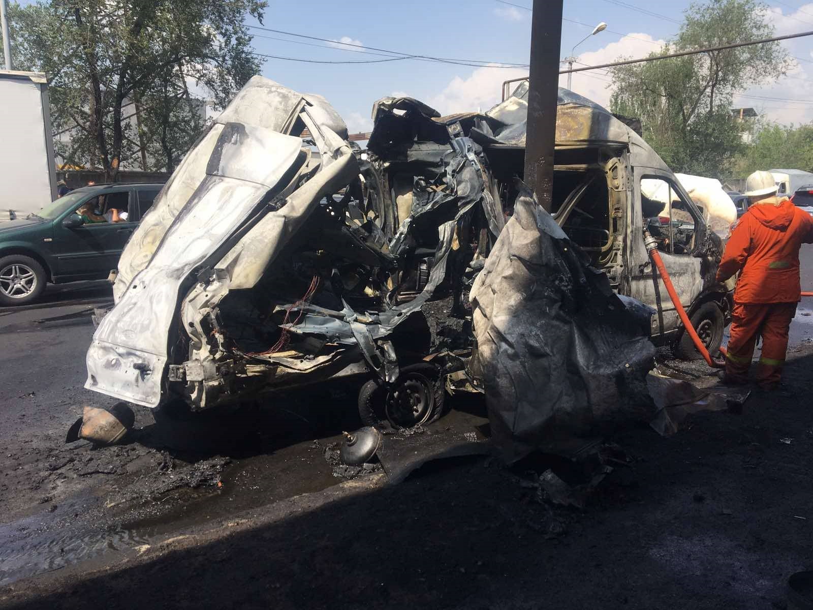Պայթյուն՝ «Ford» մակնիշի բեռնատարում. կա տուժած