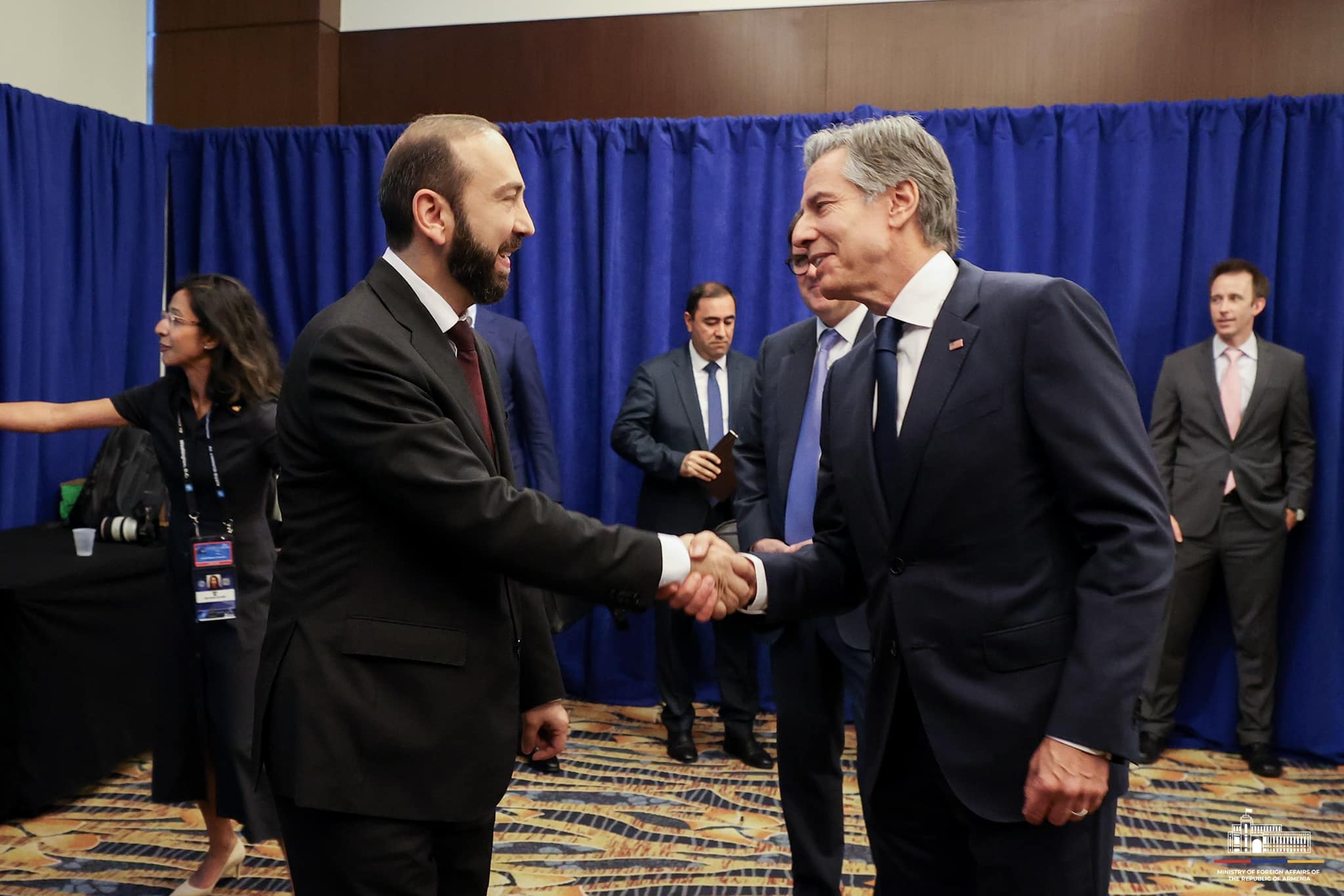 Վաշինգտոնում ավարտվել է Միրզոյանի, Բայրամովի և Բլինքենի հանդիպումը