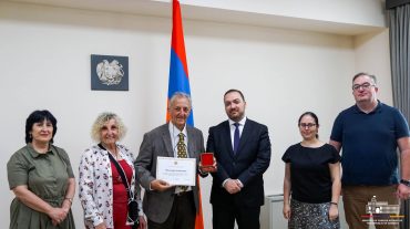 ՀՀ ԱԳՆ գլխավոր քարտուղարն ընդունել է ֆրանսիական «SPFA» հումանիտար կազմակերպության նախագահին