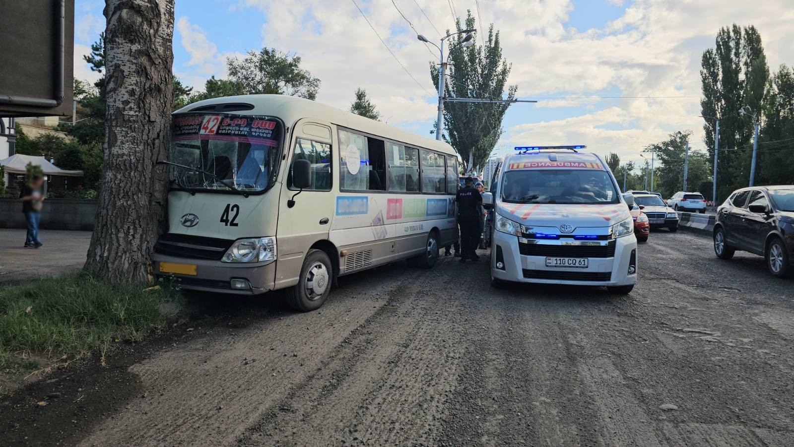 ՃՏՊ Մյասնիկյան պողոտայում. կան տուժածներ