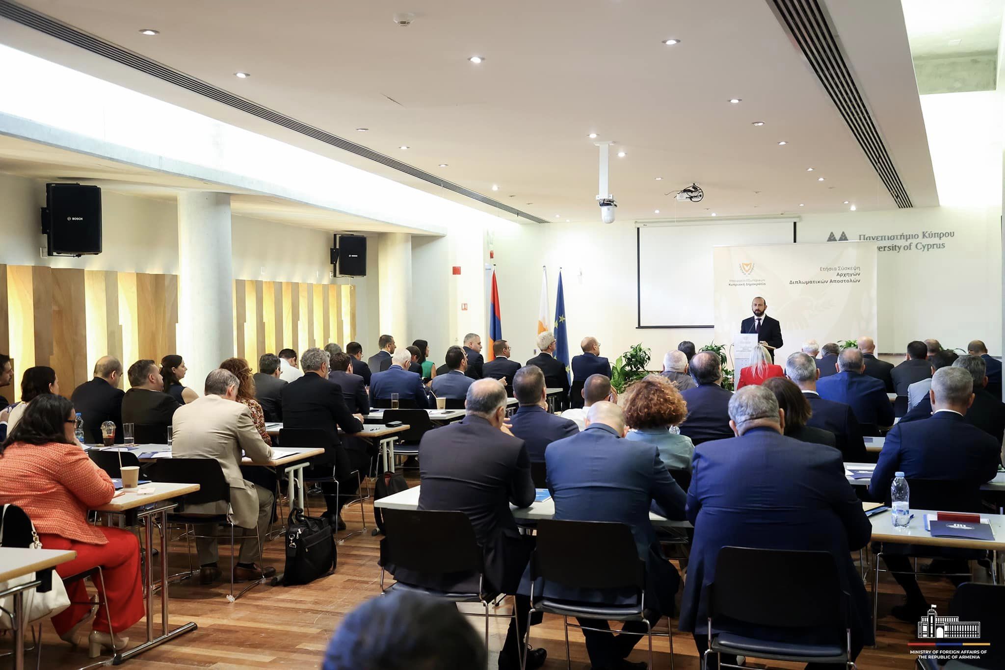 Մեր համագործակցությունը տարբեր ոլորտներում հասել է ռազմավարական գործընկերության մակարդակի․ Միրզոյանը՝ Կիպրոսում