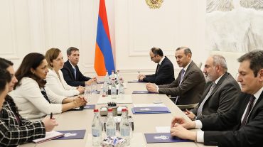 Վարչապետ Փաշինյանն ընդունել է Պետքարտուղարի տեղակալ Ուզրա Զեյային