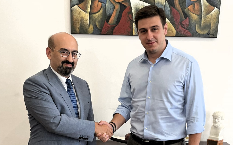 Տիգրան Մկրտչյանը հանդիպել է Սալոնիկում Հունաստանի վարչապետի գրասենյակի համակարգող Յաննիս Պապագեորգիուին