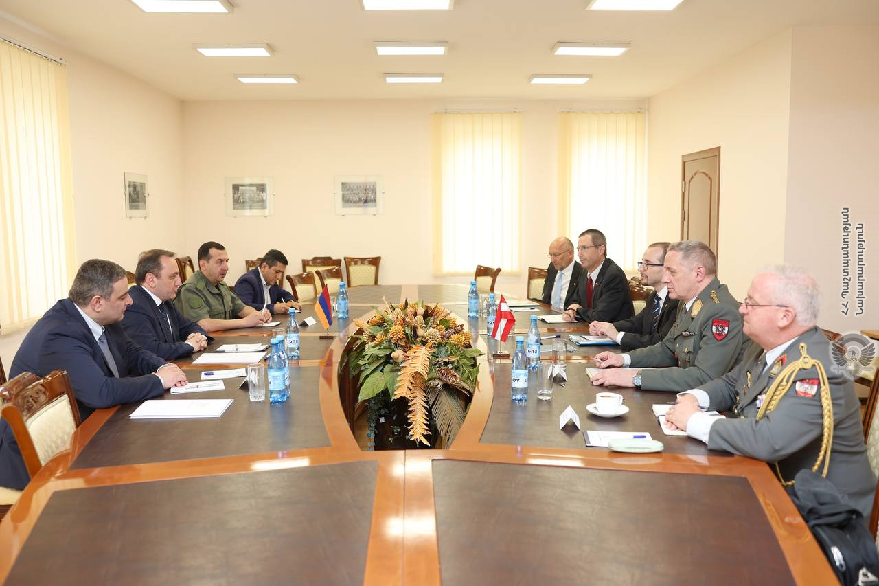Քննարկվել են պաշտպանության բնագավառում ՀՀ-Ավստրիա համագործակցության հեռանկարային ուղղությունները