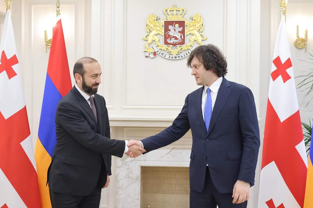 Արարատ Միրզոյանը հանդիպում է ունեցել Վրաստանի վարչապետ Իրակլի Կոբախիձեի հետ