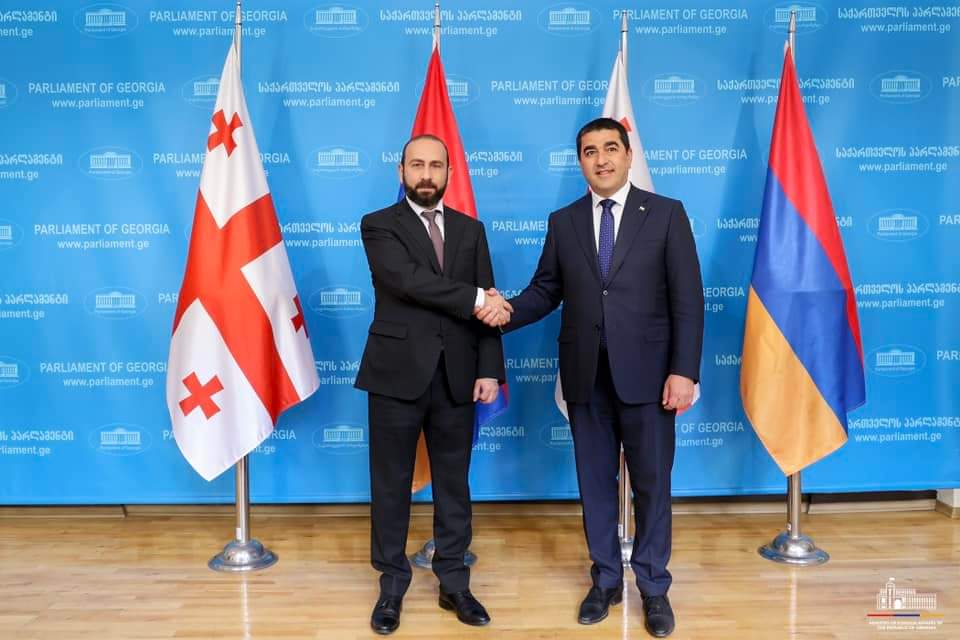 Արարատ Միրզոյանը հանդիպում է ունեցել Վրաստանի խորհրդարանի նախագահի հետ