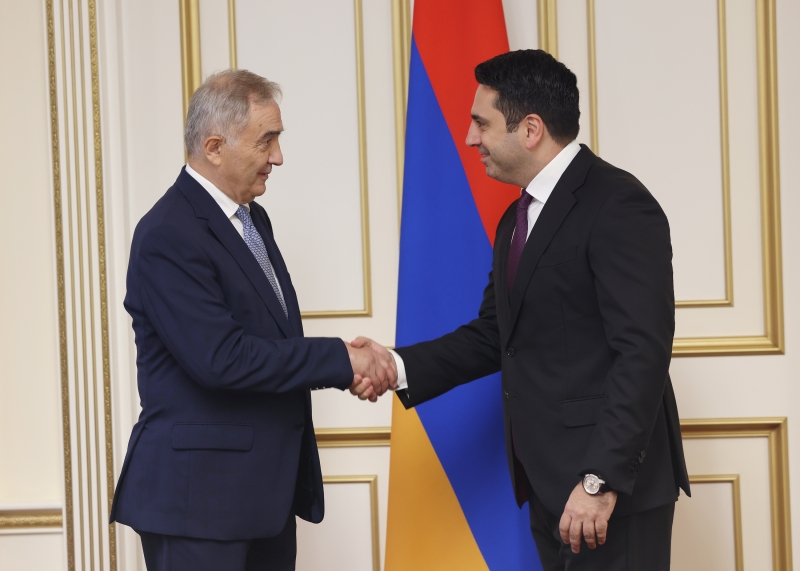 Ալեն Սիմոնյանն ընդունել է Սեւծովյան տնտեսական համագործակցության կազմակերպության գլխավոր քարտուղար Լազար Կոմանեսկուին