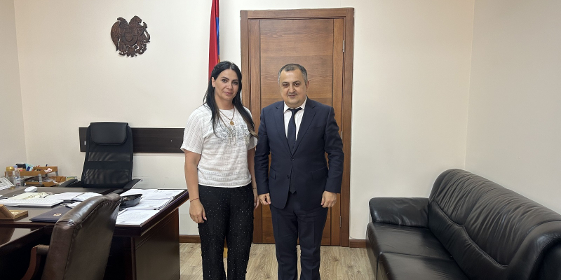 «Մարզաշխարհում դուք պատմություն եք կերտել». Կարեն Գիլոյանն ընդունել է Ծանրամարտի Եվրոպայի չեմպիոն Հռիփսիմե Խուրշուդյանին