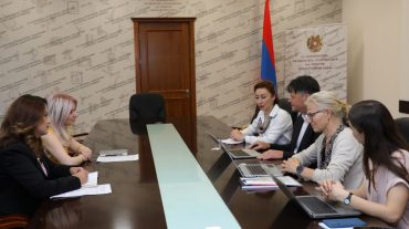 ՊՀԾ-ի գնահատման առաքելության ներկայացուցիչների հետ քննարկվել է «Դպրոցական սնունդ» ծրագիրը