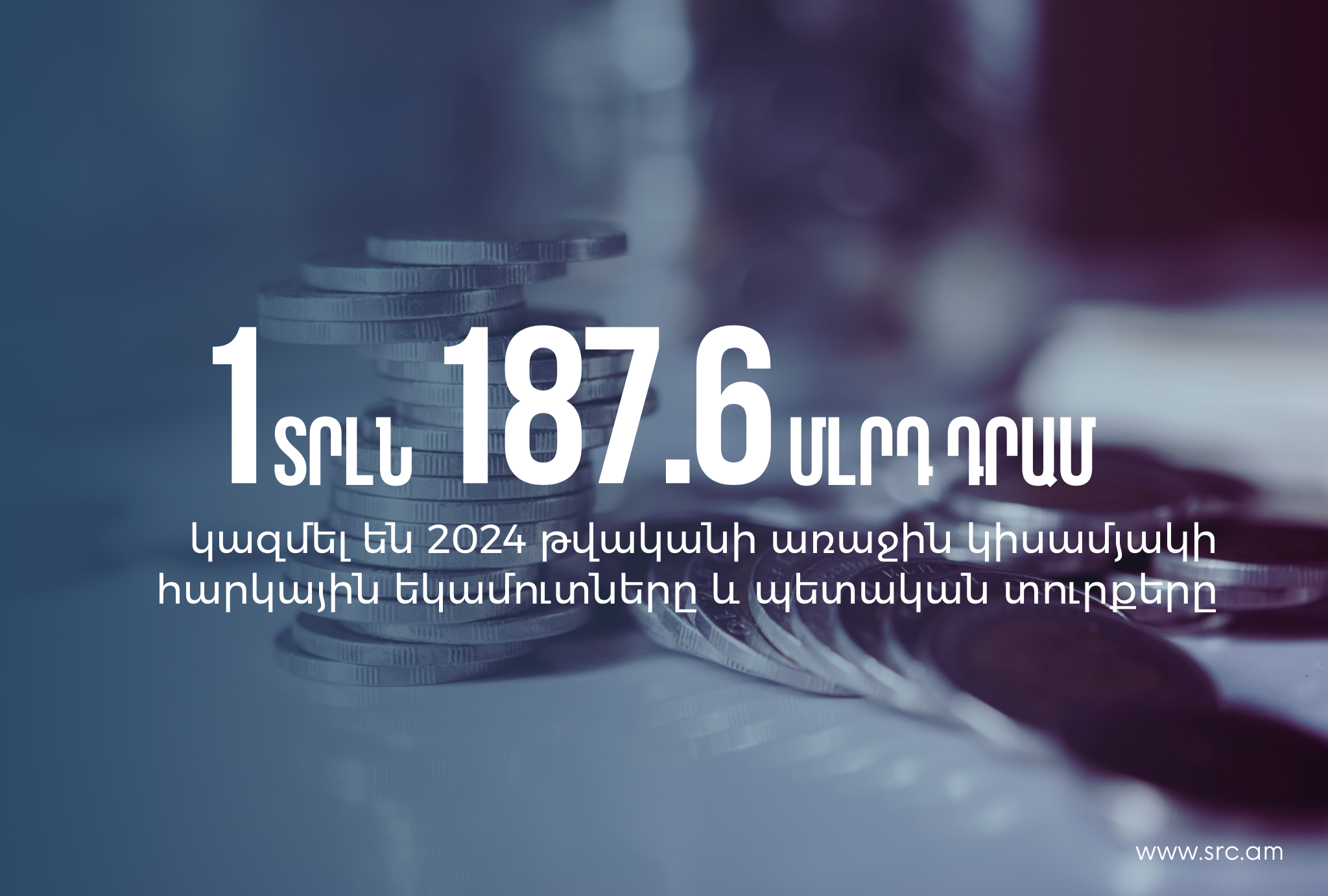 ՊԵԿ-ը 2024 թվականի առաջին կիսամյակի ընթացքում ապահովել է 1 տրլն 187.6 մլրդ հարկային եկամուտներ և պետական տուրքեր