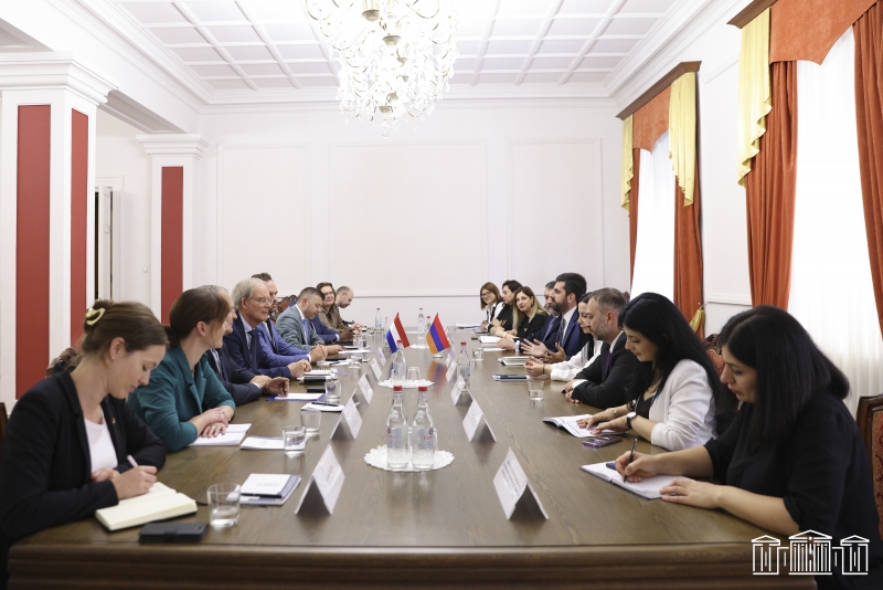 Արտաքին հարաբերությունների մշտական հանձնաժողովում հյուրընկալվել է Նիդերլանդների խորհրդարանական պատվիրակությունը