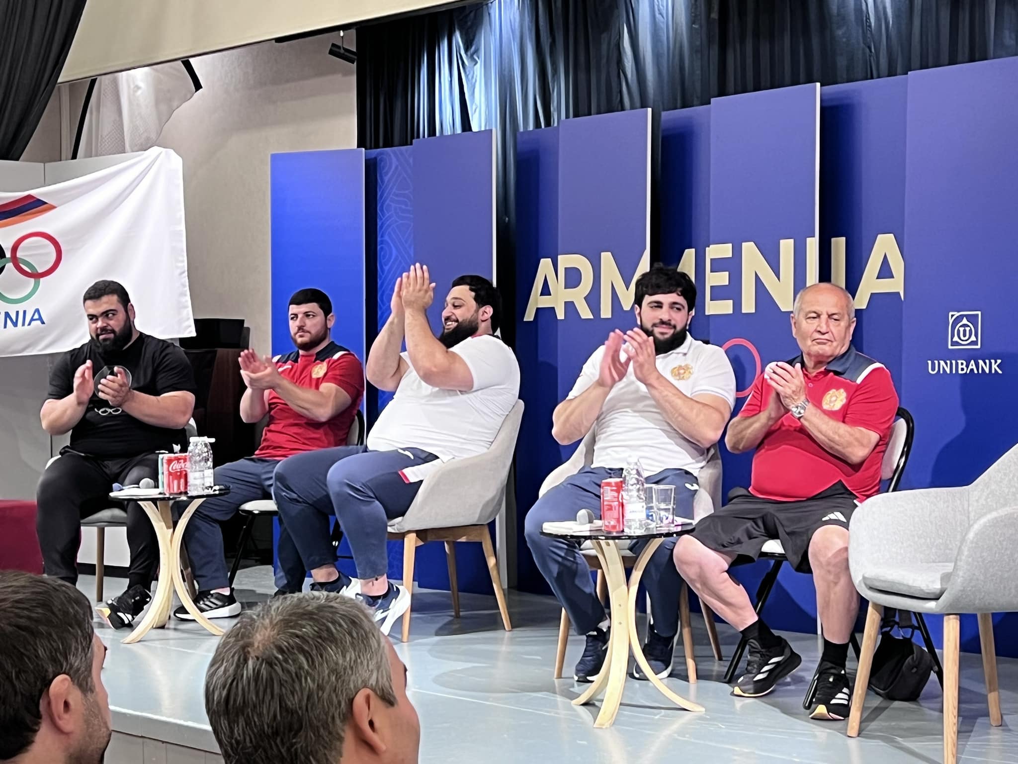 Օլիմպիական խաղերի մասնակից ծանրորդները հյուրընկալվել են Փարիզում գործող «Հայաստանի օլիմպիական տանը»