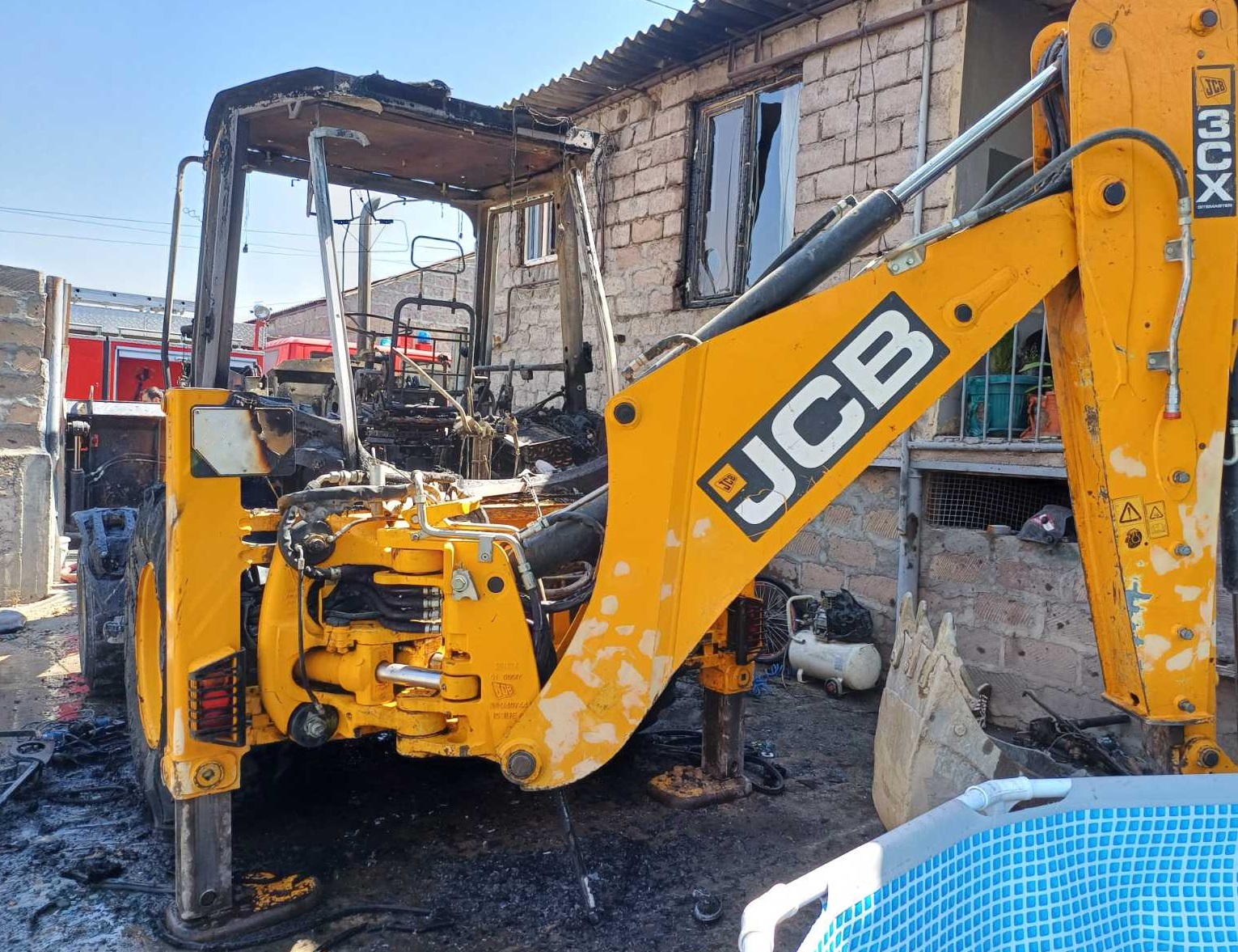Գեղանիստ գյուղում տրակտոր է այրվել