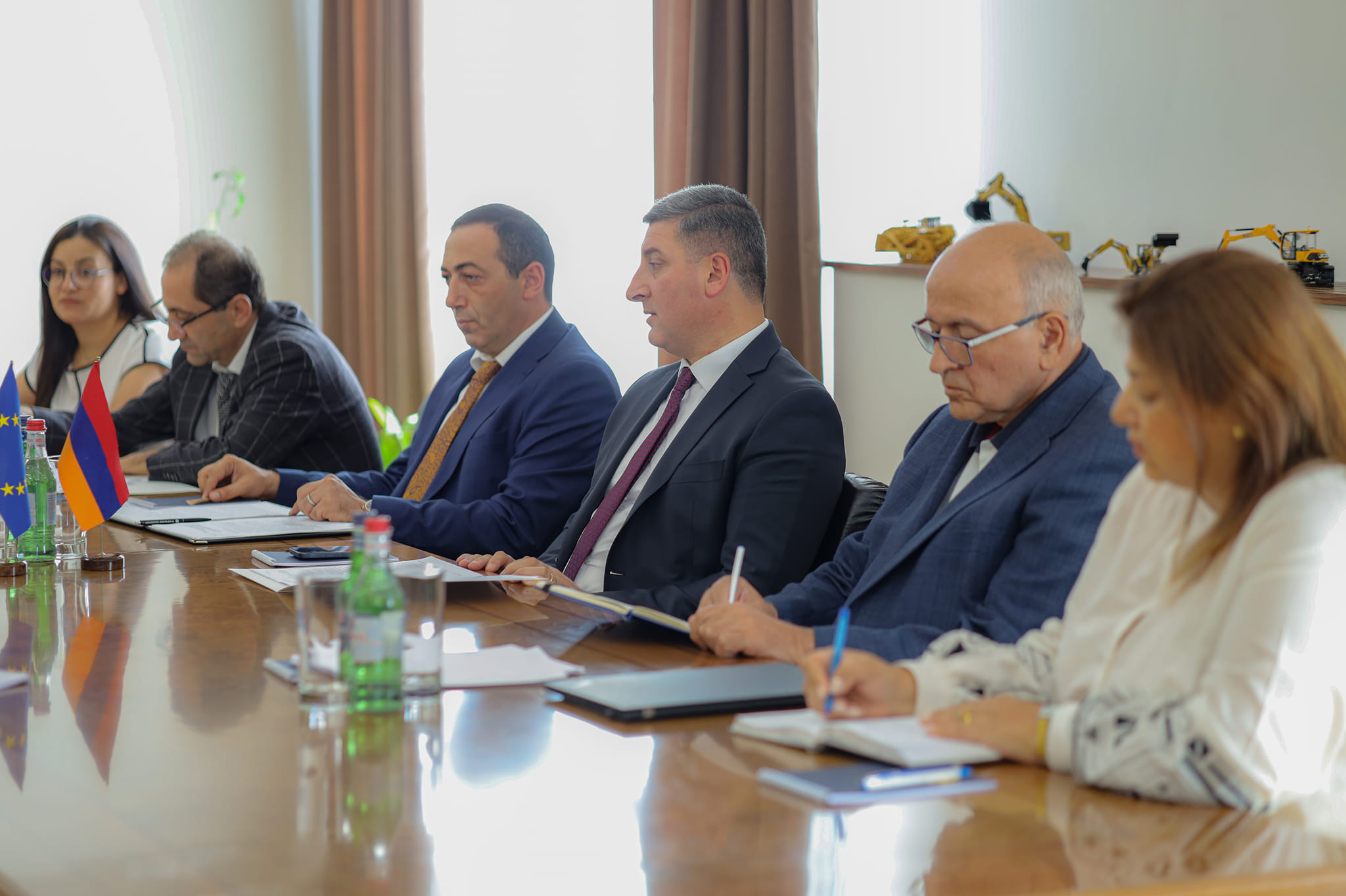 Գնել Սանոսյանն ընդունել է ՀՀ-ում ԵՄ պատվիրակության հաղորդակցության բաժնի ղեկավարին