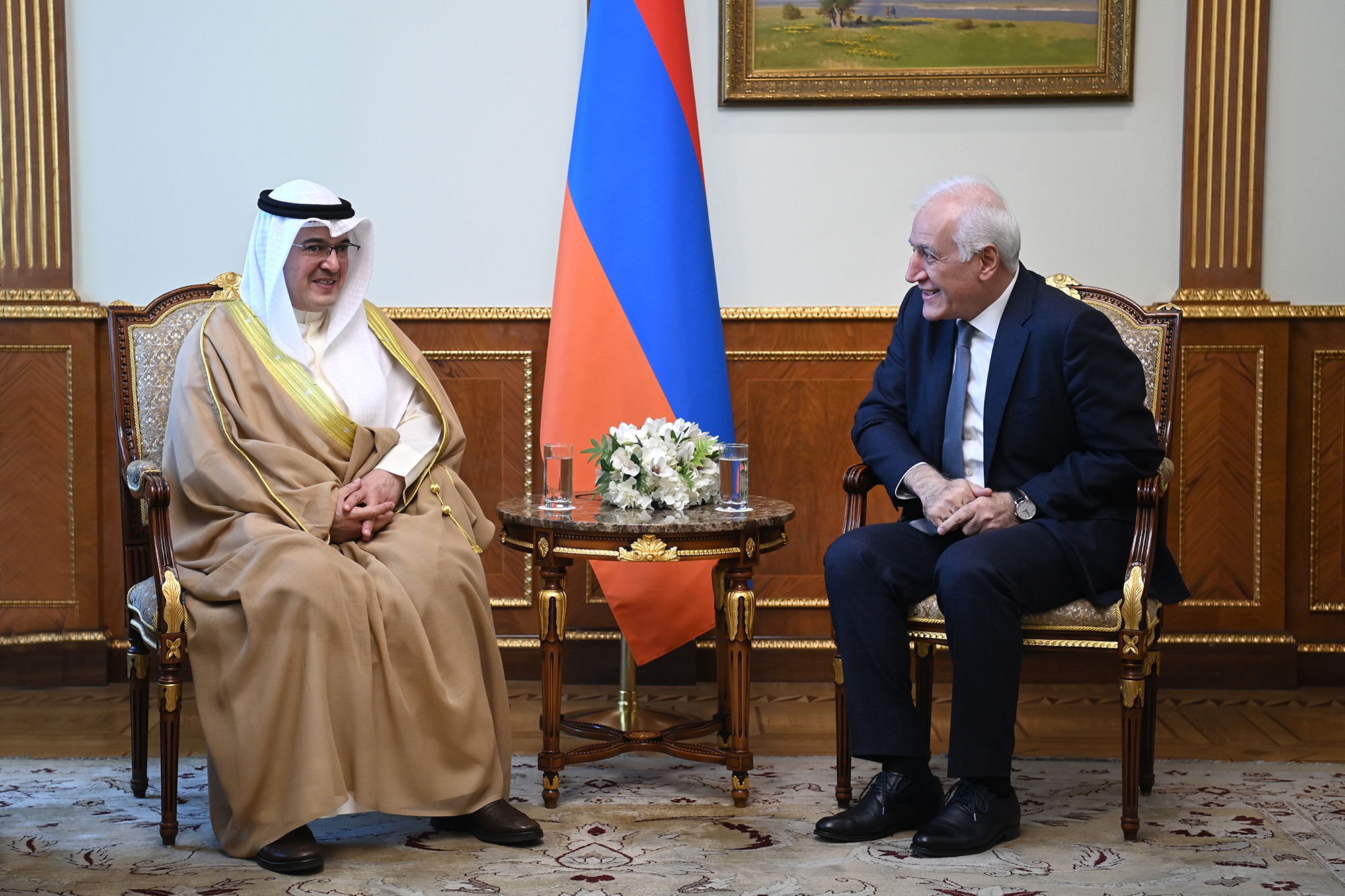 Նախագահը Քուվեյթի դեսպանի հետ քննարկել է Հայաստանի և Քուվեյթի միջև համագործակցության զարգացման հեռանկարները
