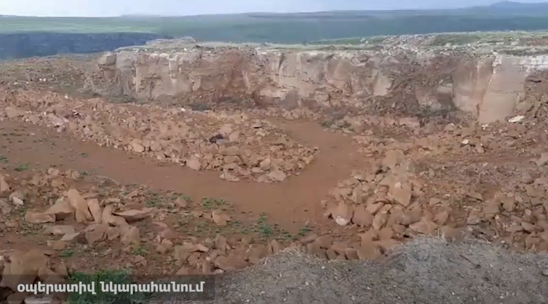Բագրավանում խախտել են ընդերքի օգտագործման պահանջները. Անիի ոստիկանների բացահայտումը