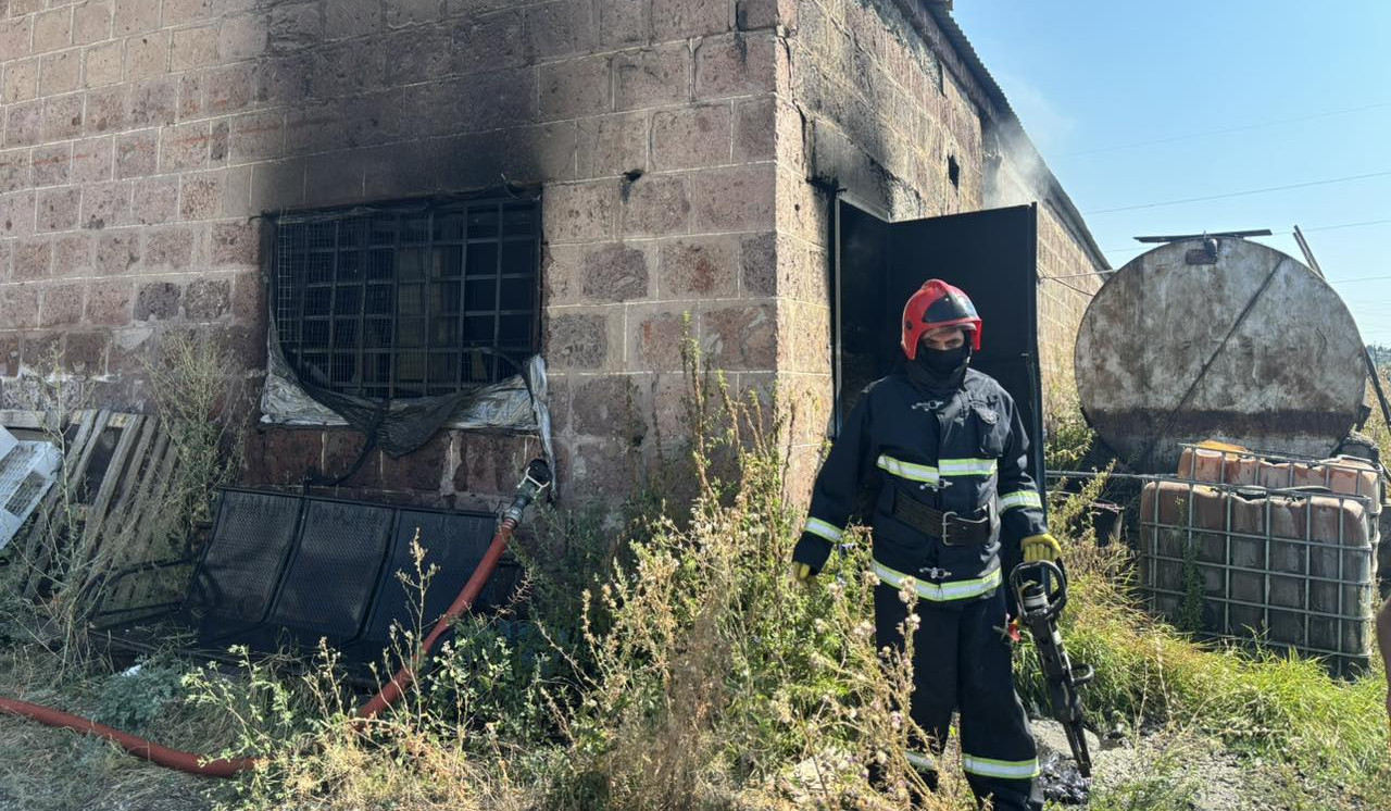 Հրդեհ Գյումրի քաղաքում