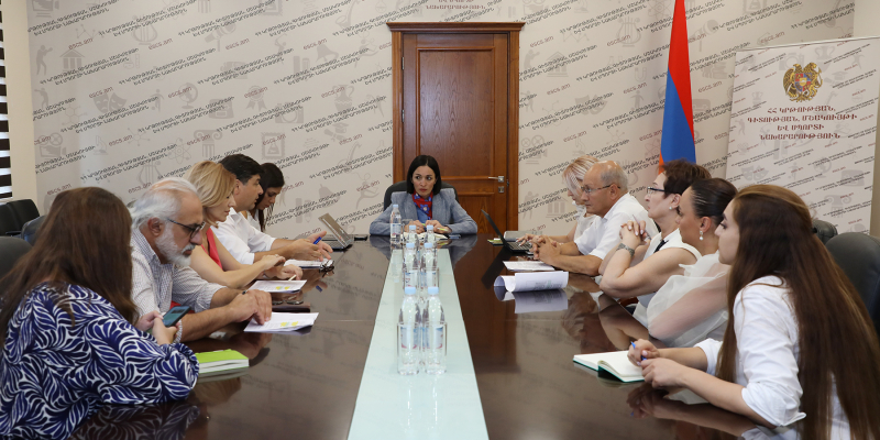 Նախարարն ընդունել է ոչ պետական դպրոցների տնօրեններին