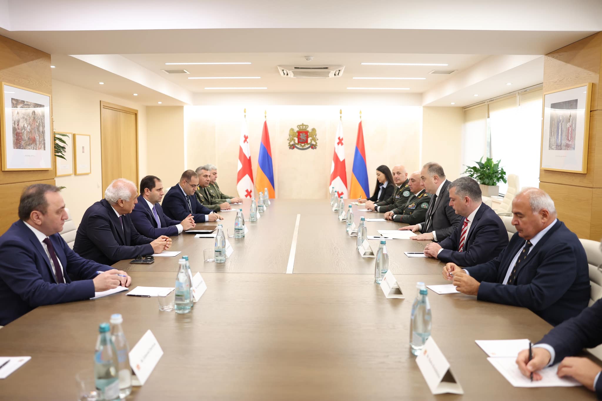 Քննարկվել է պաշտպանության բնագավառում Հայաստան-Վրաստան համագործակցությունը