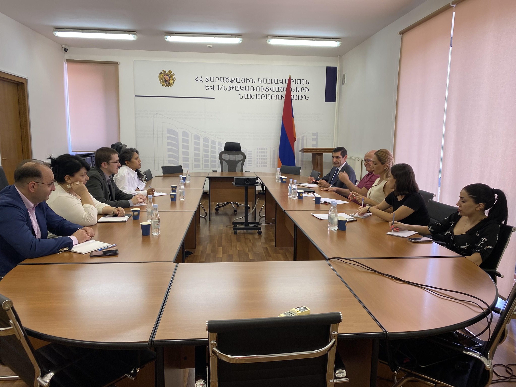 Վաչե Տերտերյանը ՀԲ ներկայացուցիչների հետ քննարկել է «Ջրային և ոռոգման ծառայությունների բարելավման ծրագրի» (WISE) մանրամասները
