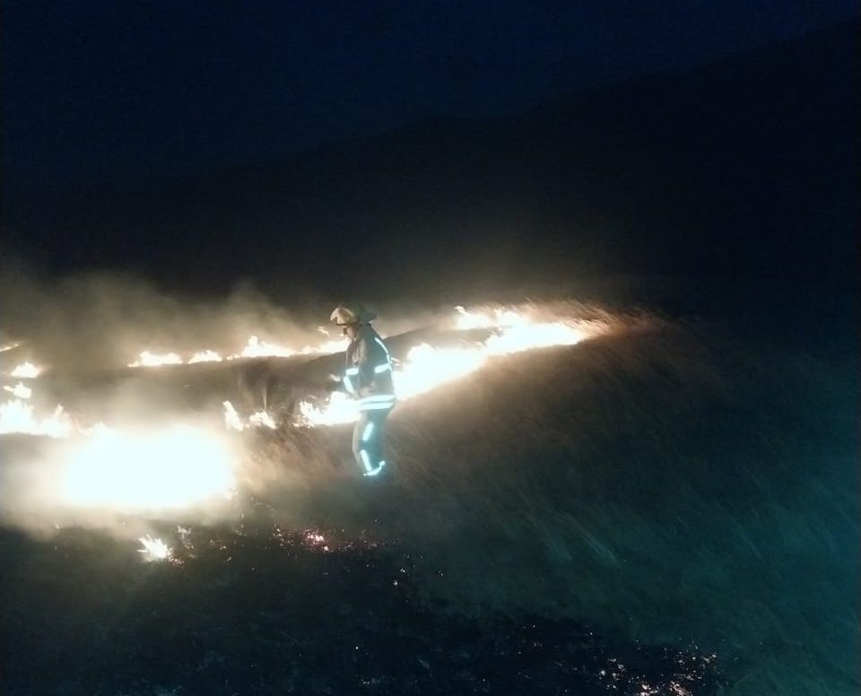 Այրվել է խոտածածկույթ