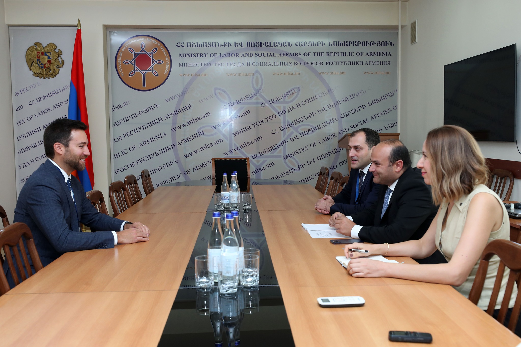 Նարեկ Մկրտչյանն ընդունել է Համաշխարհային տնտեսական ֆորումի Եվրոպայի և Եվրասիայի բաժնի ղեկավարին